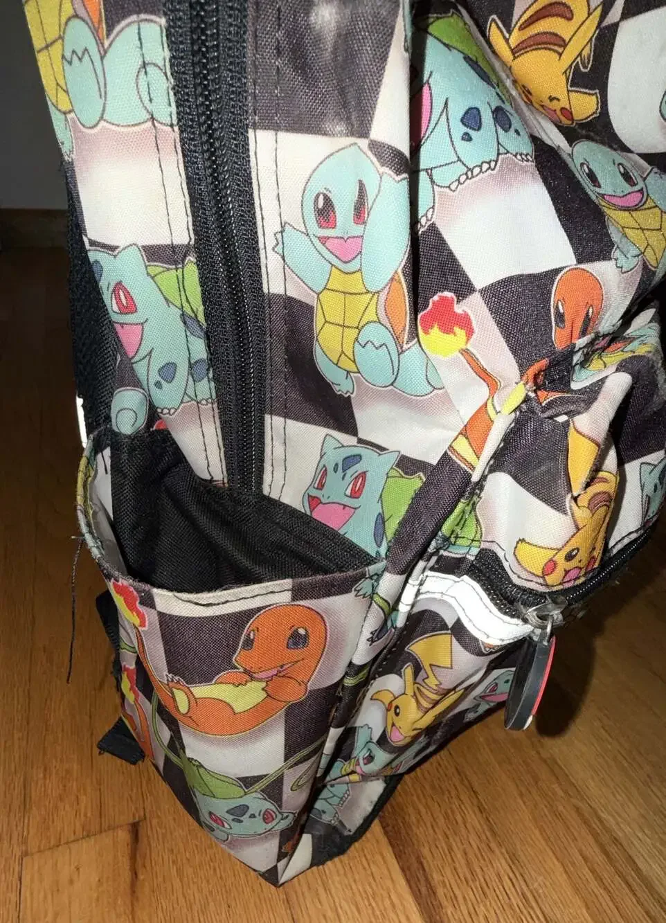 Pokemon Backpack Pikachu Bulbasaur Squirtle Charmander Kids Back To School